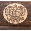 Нарды резные Рэкто "Герб России" средние 50, Harutyunyan купить в Екатеринбурге