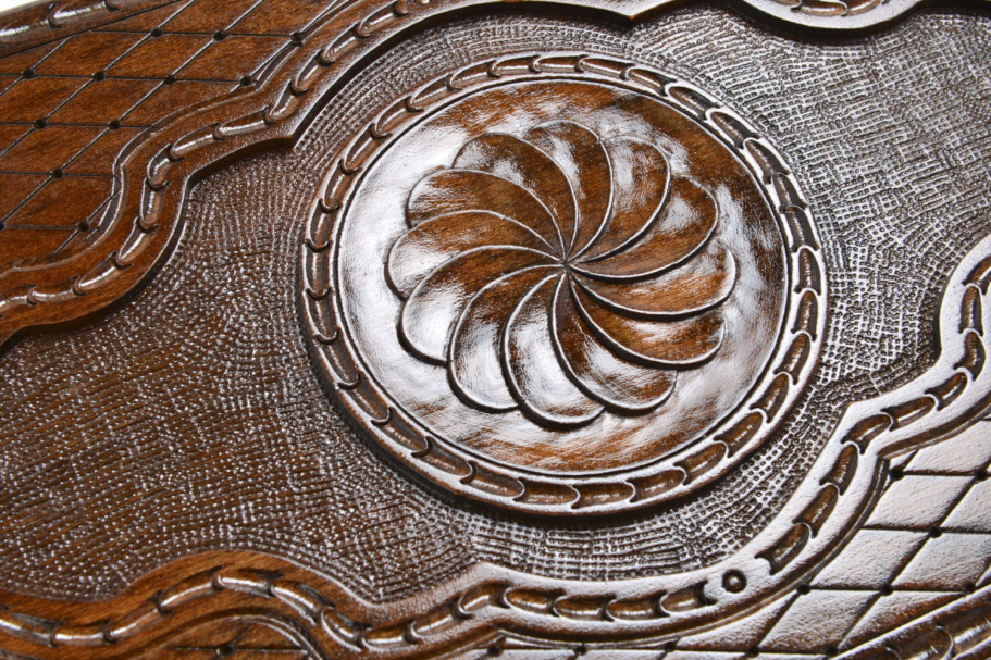 Нарды резные "Абстракция"  большие 60, Harutyunyan купить в Екатеринбурге