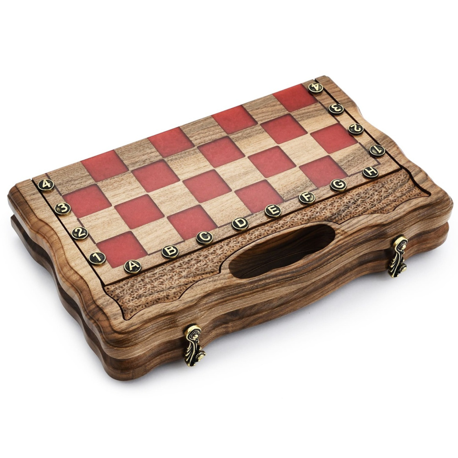 Шахматы + Нарды резные "Алекстраза" 30, Harutyunyan купить в Екатеринбурге