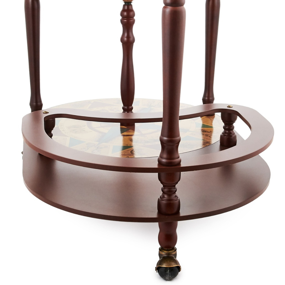 Глобус бар напольный со столом "Кибела" сфера 42 см купить в Екатеринбурге Глобус бар напольный со столом "Кибела" сфера 42 см купить в Екатеринбурге