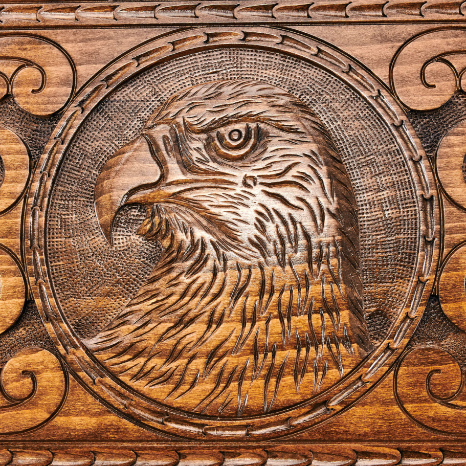 Нарды резные Агнес "Взгляд Орла"  большие 60, Harutyunyan купить в Екатеринбурге