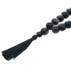 Четки с бусинами "Квестор" черный камень с лунным оттенком, Давыдов С. купить в Екатеринбурге