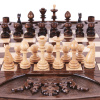 Шахматы + нарды резные "Корона" 40, Harutyunyan купить в Екатеринбурге