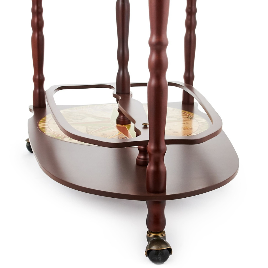 Глобус бар напольный со столом "Дионис" сфера 33 см купить в Екатеринбурге Глобус бар напольный со столом "Дионис" сфера 33 см купить в Екатеринбурге