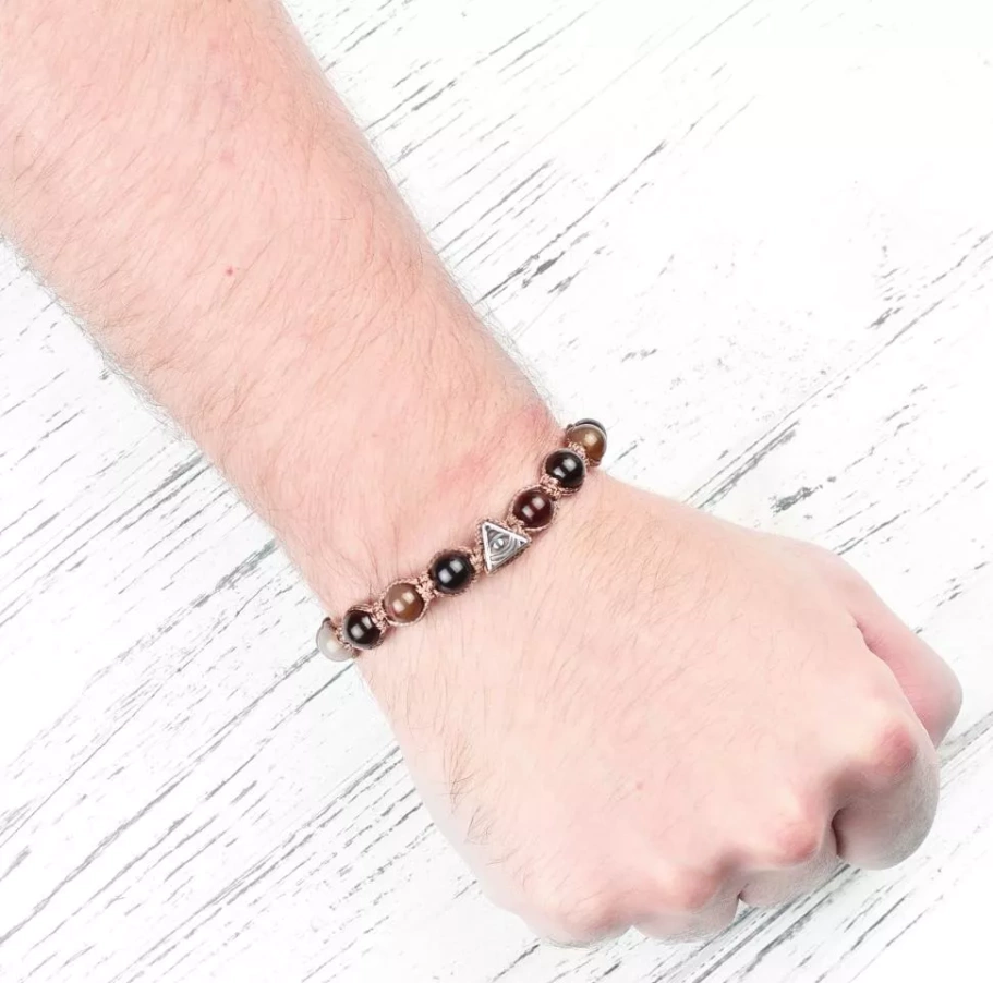 Браслет Франклин камень агат, 0.8 * 19 см купить в Екатеринбурга