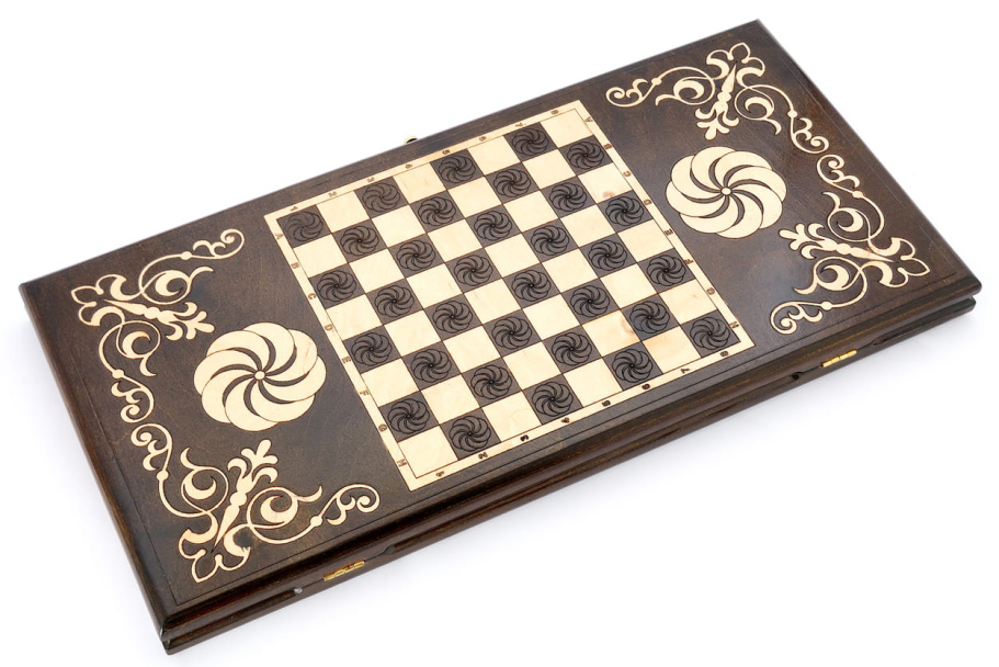 Нарды "Бесконечность"  большие 60, Harutyunyan купить в Екатеринбурге