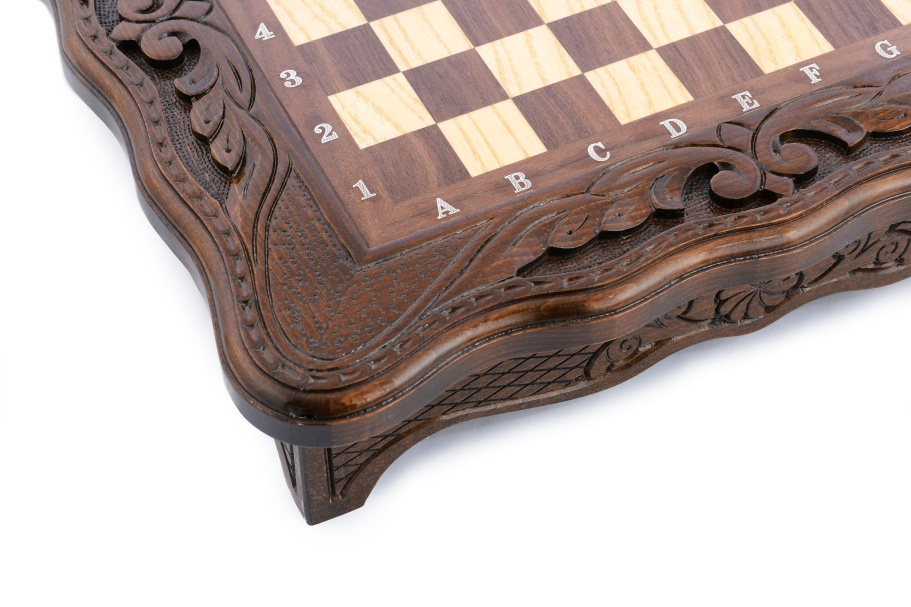 Шахматы резные в ларце "Гандикап" 40, Harutyunyan купить в Екатеринбурге