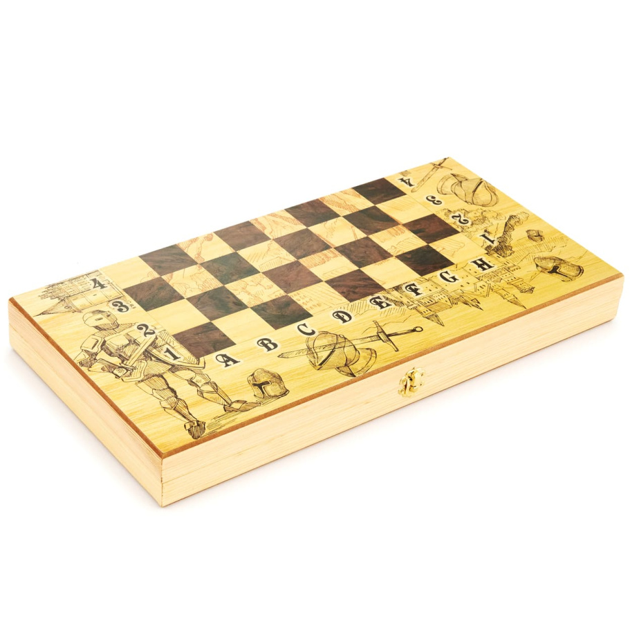 Шахматы + Нарды Рыцари, 50 купить в Екатеринбурге