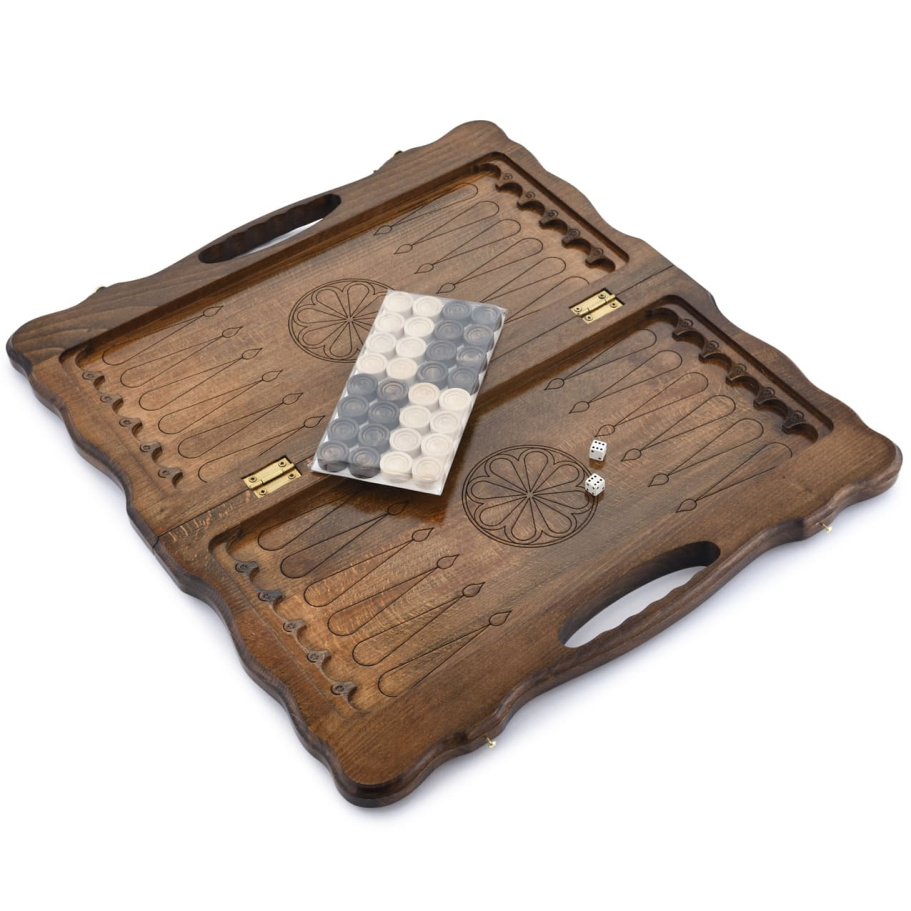 Нарды резные "Взгляд Орла" средние 50, Harutyunyan купить в Екатеринбурге