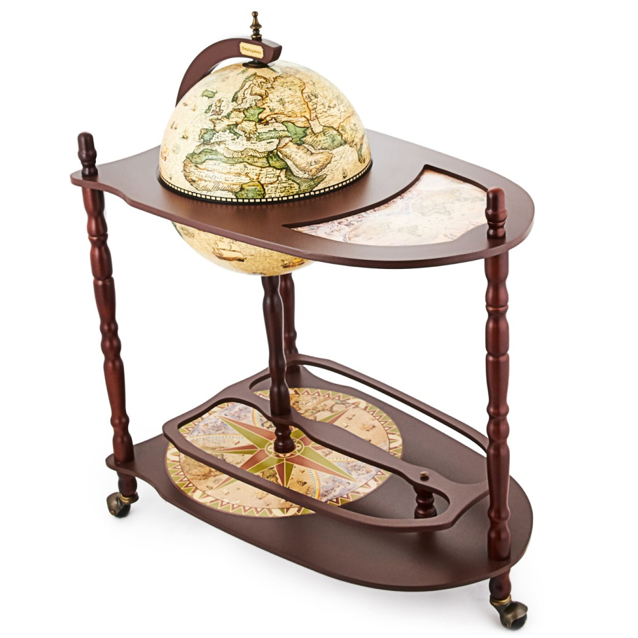 Глобус бар напольный со столом "Дионис" сфера 33 см Глобус бар напольный со столом "Дионис" сфера 33 см