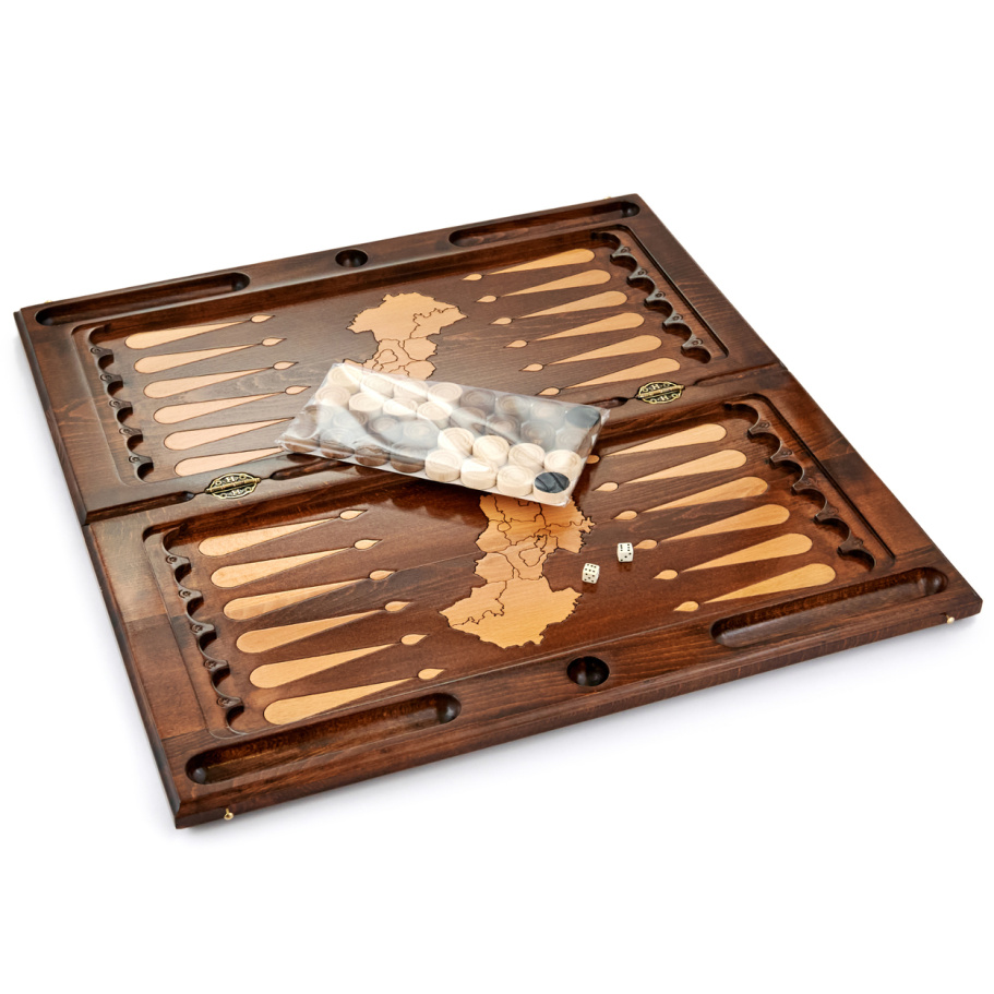 Нарды резные "Армения"  большие 60, Harutyunyan купить в Екатеринбурге