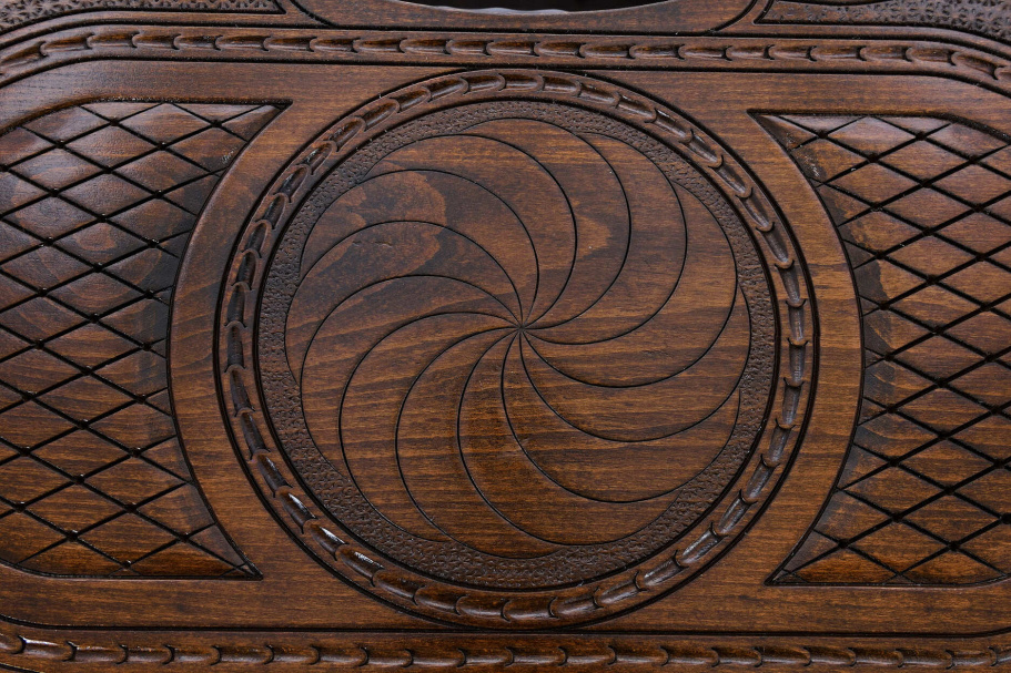 Нарды резные "Бесконечность" средние 50, Harutyunyan купить в Екатеринбурге