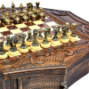 Стол ломберный Шахматы резные "Гуфельд" 60, Harutyunyan купить в Екатеринбурге