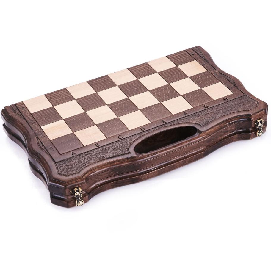 Шахматы + нарды резные "Defent" 40, Harutyunyan купить в Екатеринбурге