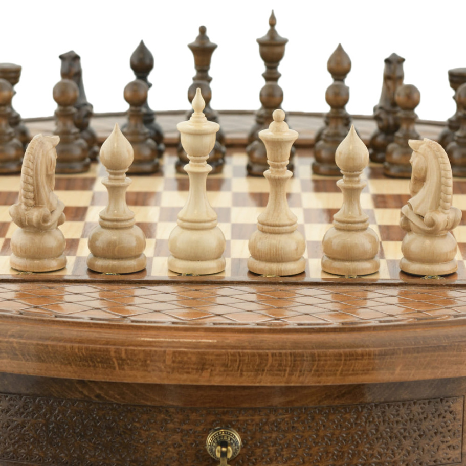 Шахматы резные в ларце "Доминация" , Harutyunyan купить в Екатеринбурге