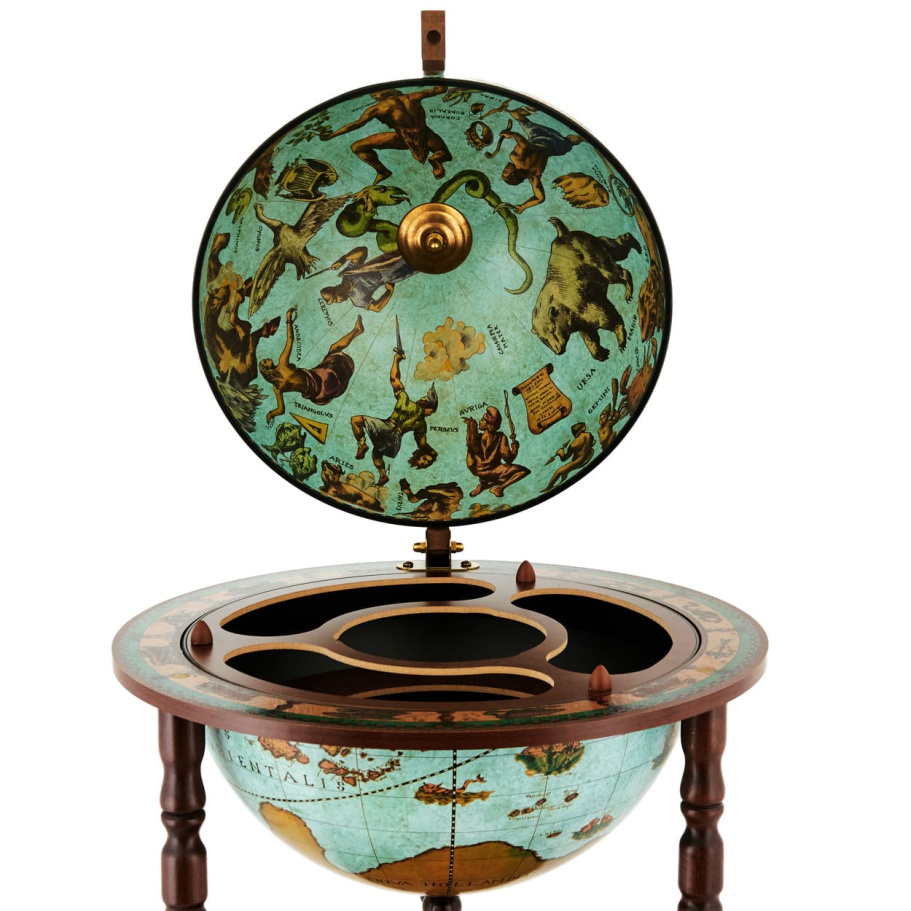 Глобус бар напольный "Клавдий", сфера 40 см купить в Екатеринбурге Глобус бар напольный "Клавдий", сфера 40 см купить в Екатеринбурге