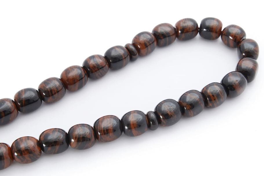 Четки с бусинами "Воин" коричневый камень, Давыдов С. купить в Екатеринбурге Четки с бусинами "Воин" коричневый камень, Давыдов С. купить в Екатеринбурге