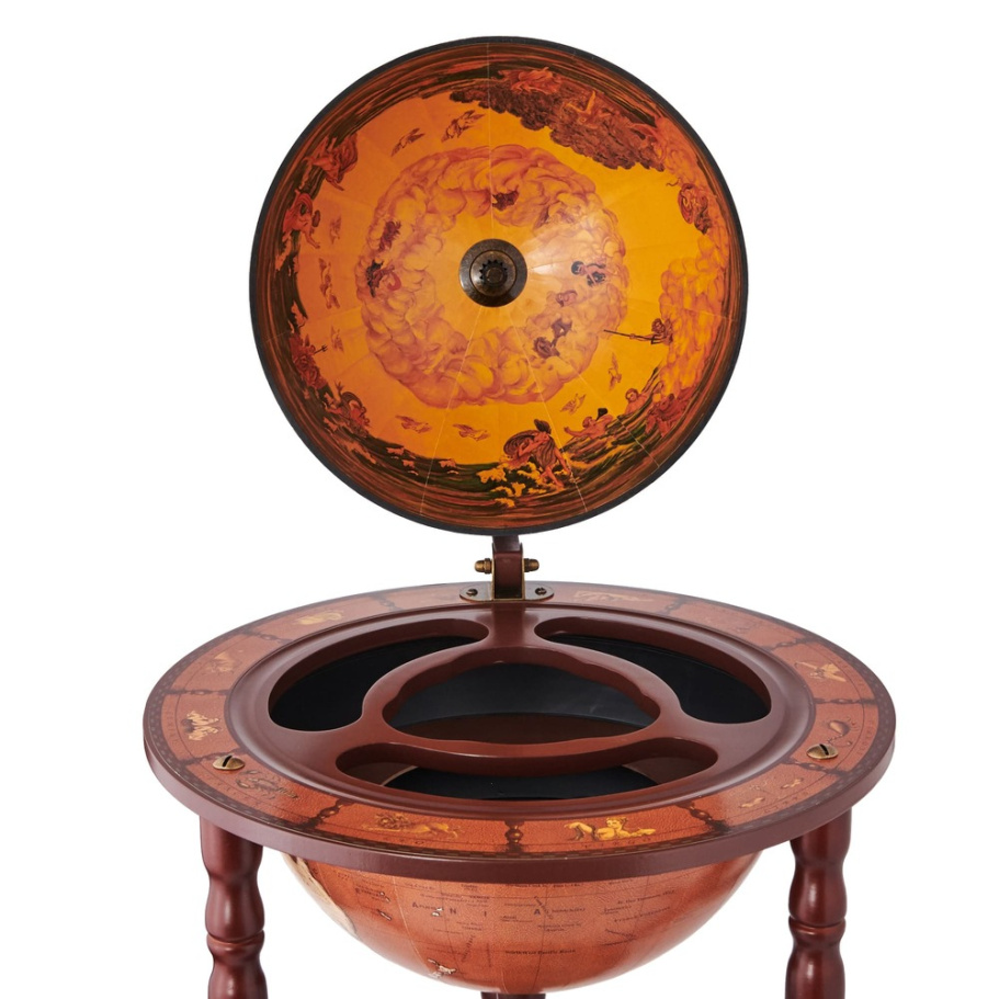 Глобус бар напольный "Возрождение" сфера 33 см купить в Екатеринбурге Глобус бар напольный "Возрождение" сфера 33 см купить в Екатеринбурге