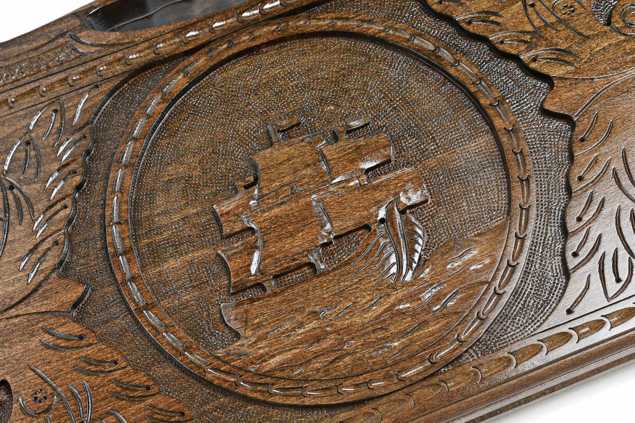 Нарды резные "Парусник"  большие 60, Harutyunyan купить в Екатеринбурге