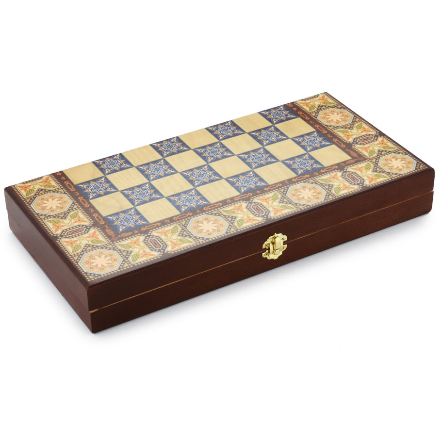 Шахматы + Нарды Восточная Мозайка, 40 купить в Екатеринбурге