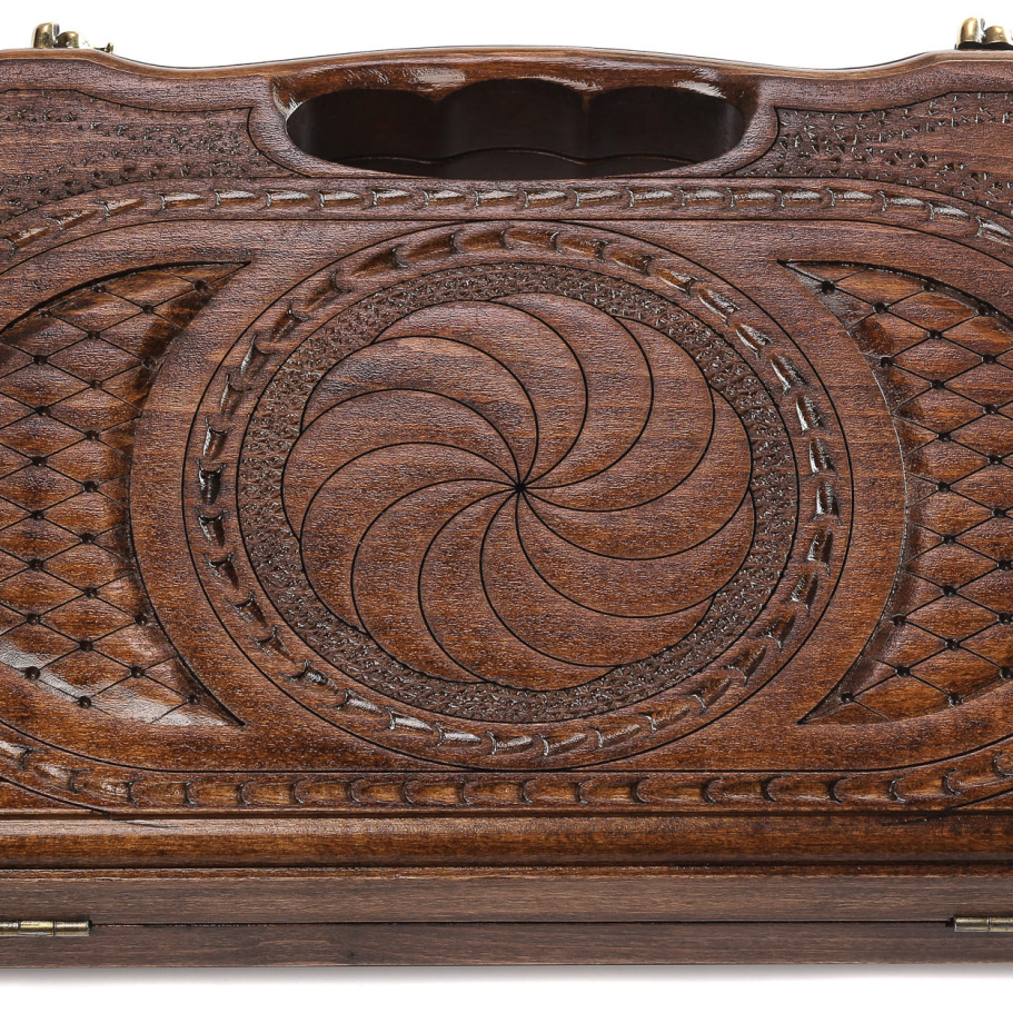 Нарды резные "Бесконечность" мини 30, Harutyunyan купить в Екатеринбурге