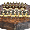 Стол ломберный Шахматы резные "Гуфельд" 60, Harutyunyan купить в Екатеринбурге