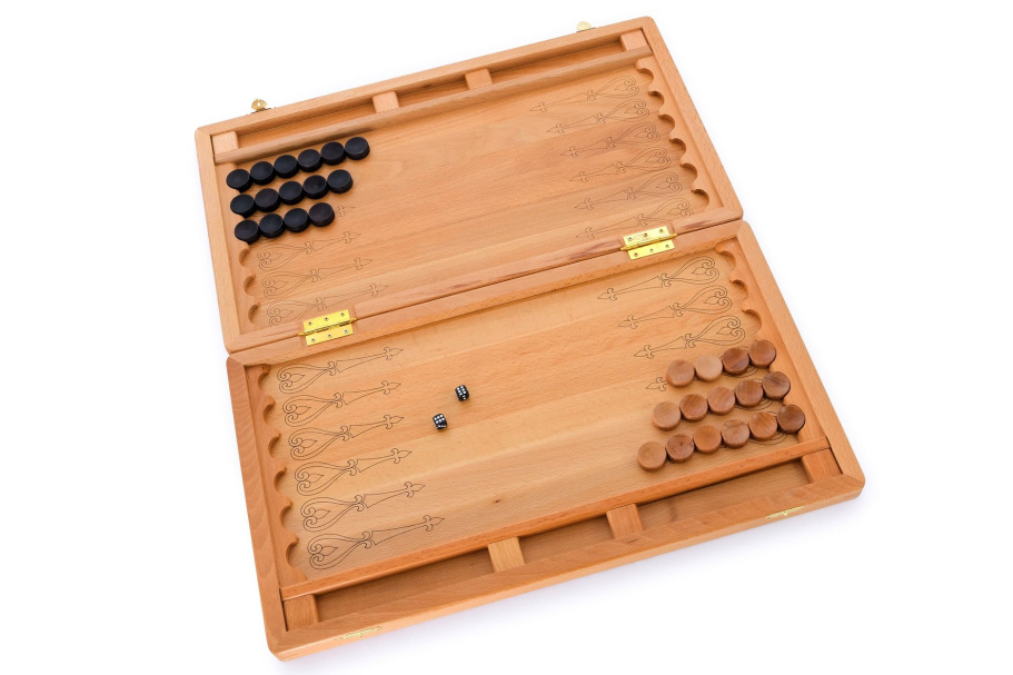 Нарды резные Ивановские "Адонис" 60, WoodG купить в Екатеринбурге