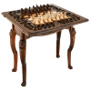Стол ломберный Шахматы резные "Львиное царство" 60 купить в Екатеринбурге
