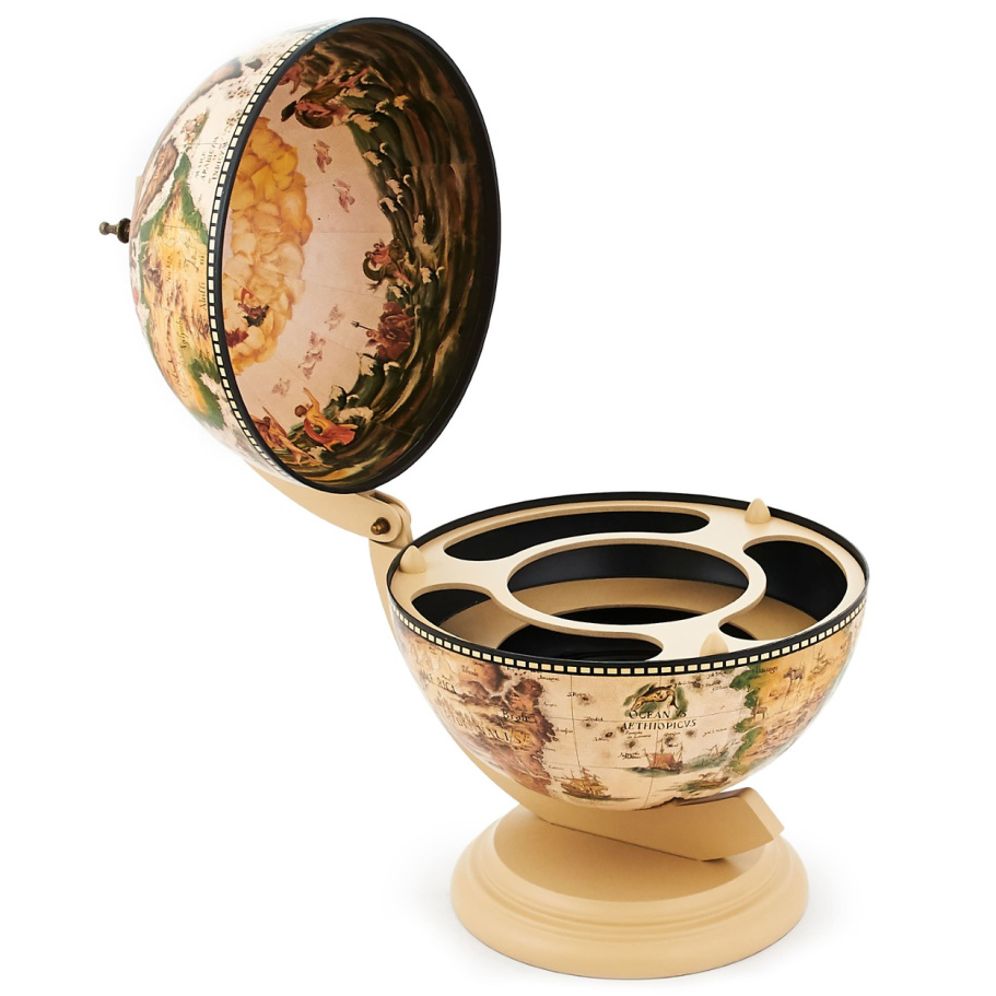 Глобус бар настольный "Басма" сфера 33 см купить в Екатеринбурге Глобус бар настольный "Басма" сфера 33 см купить в Екатеринбурге