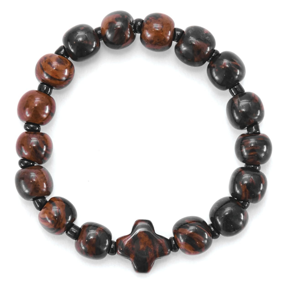 Браслет Давид коричневый камень 0.5 * 20, Давыдов купить в Екатеринбурге