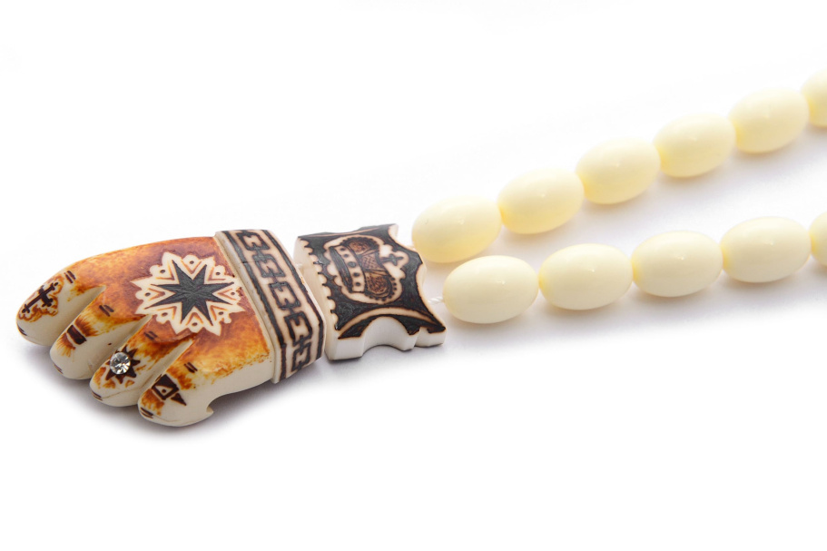 Четки белые "Перстень" арамит, Беркутов К. купить в Екатеринбурге