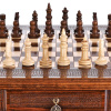 Стол ломберный Шахматы резные "Цитадель" 60 купить в Екатеринбурге