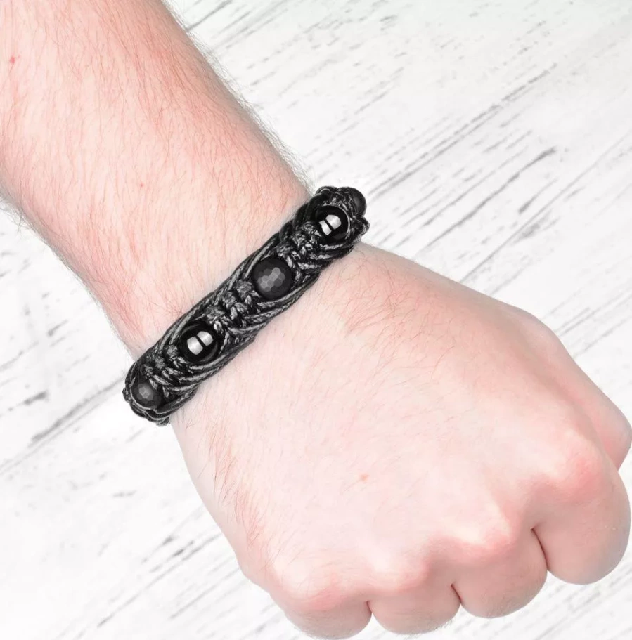 Браслет Алонсо плетенный, камень агат, 1 * 19 см купить в Екатеринбурга