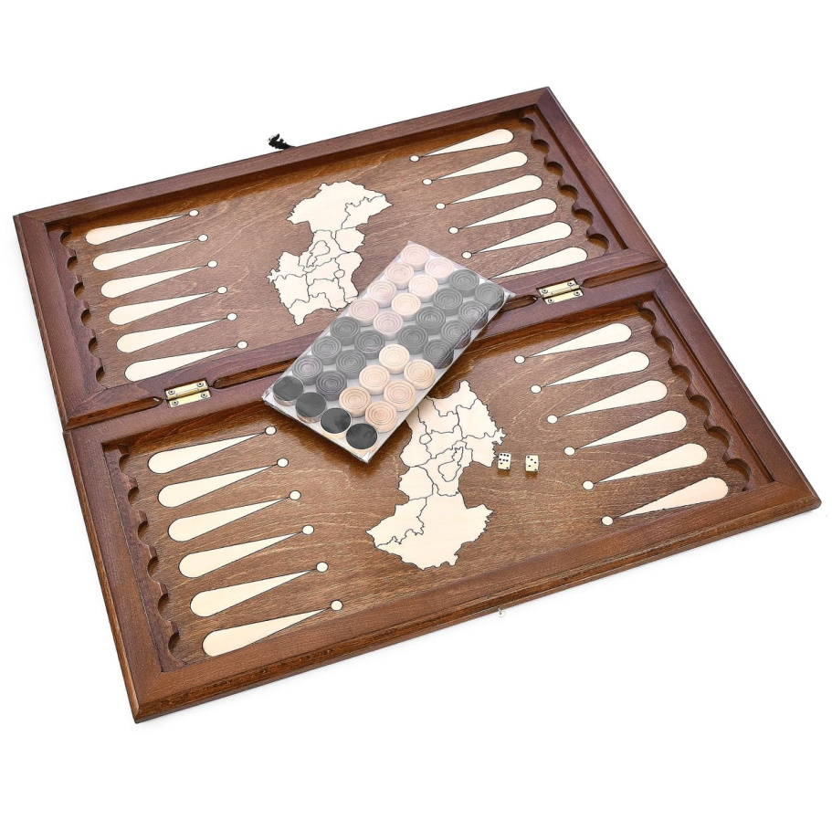 Нарды "Герб Армении"  большие 60, Harutyunyan купить в Екатеринбурге