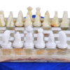 Шахматы из камня "Левант" мрамор и оникс 20 купить в Екатеринбурге