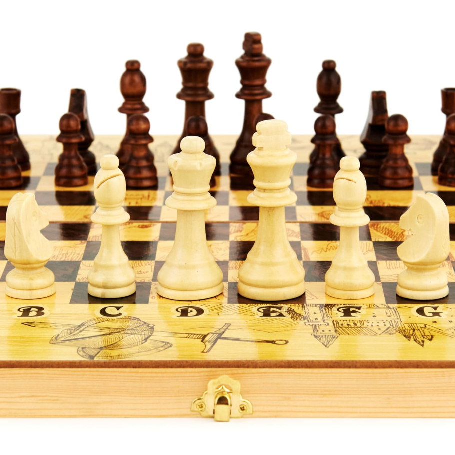 Шахматы + Нарды Рыцари, 50 купить в Екатеринбурге