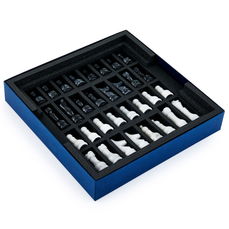 Шахматы каменные "Артер Карфаген" мрамор 40 купить в Екатеринбурге