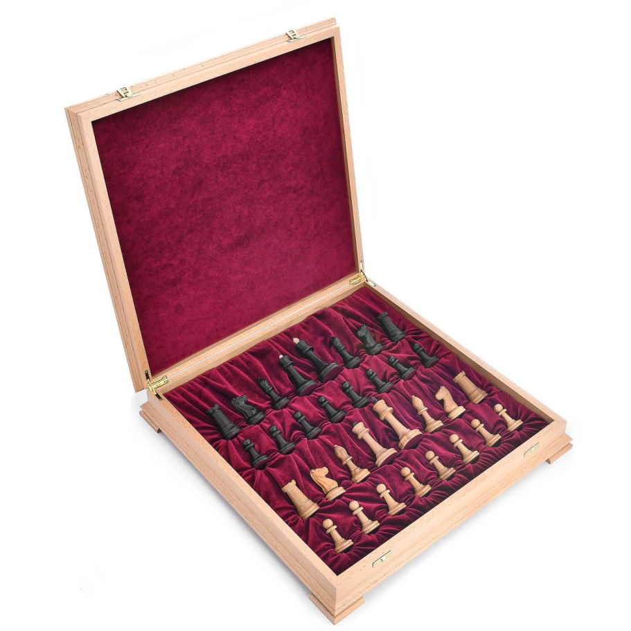 Шахматы в ларце "Стаунтон" бук, WoodGames купить в Екатеринбурге