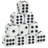 Кости игральные "Стандарт" пластик, белые, 15 мм (2 шт.) купить в Екатеринбурге