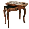 Стол ломберный Шахматы резные "Львиное царство" 60 купить в Екатеринбурге