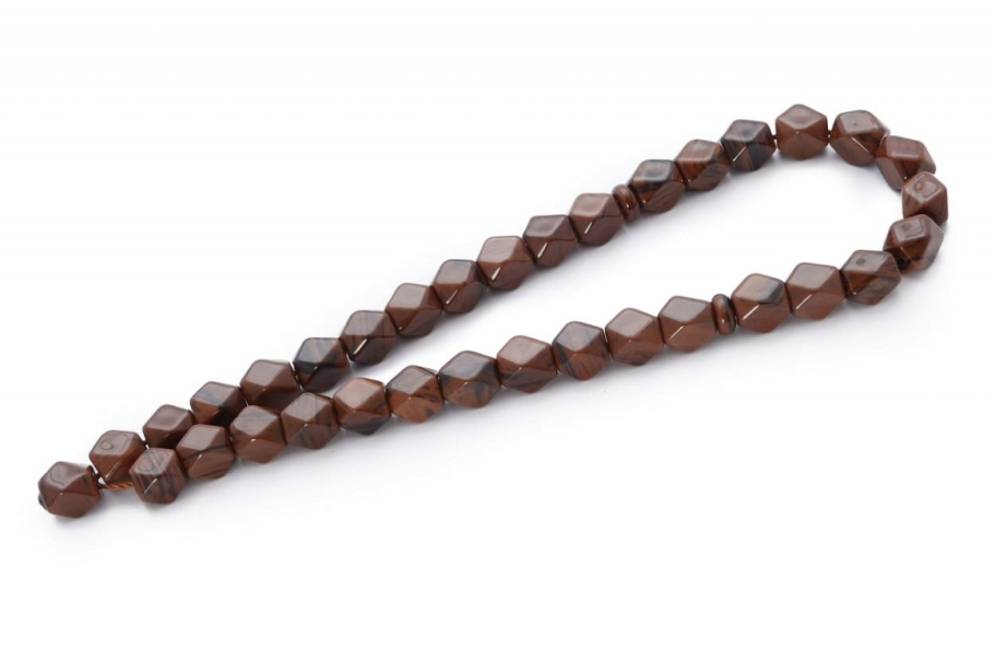 Четки граненые "Ранчо" коричневый камень, Давыдов С. Четки граненые "Ранчо" коричневый камень, Давыдов С.