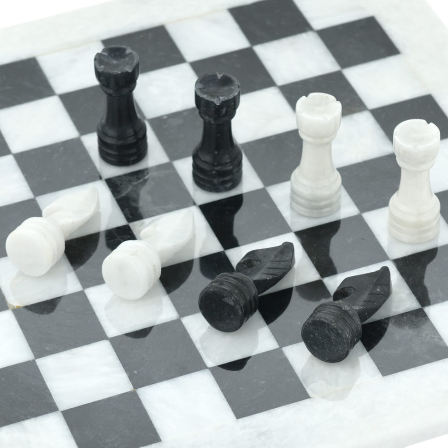 Шахматы из камня "Эллада" мрамор 30 купить в Екатеринбурге