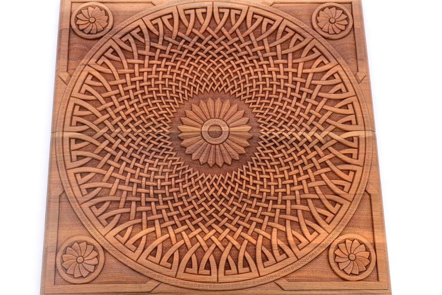 Нарды резные Коллаборация "Гектор" большие 60, Безумец купить в Екатеринбурге