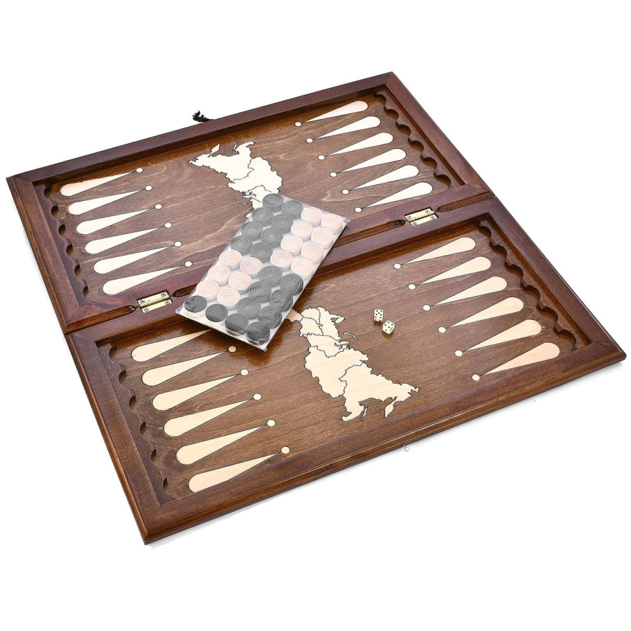 Нарды "Герб России"  большие 60, Harutyunyan купить в Екатеринбурге