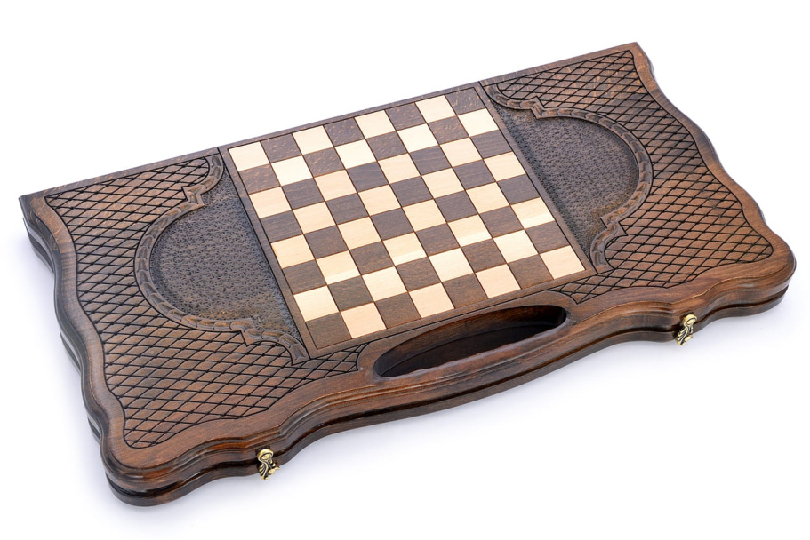 Нарды резные "Муфаса"  большие 60, Harutyunyan купить в Екатеринбурге