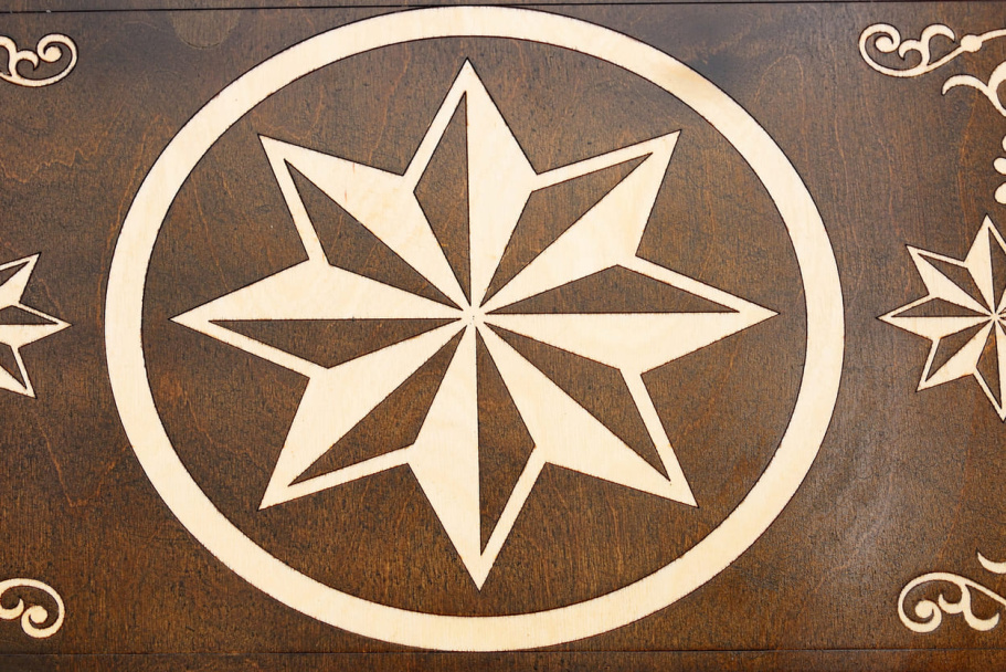 Нарды "Звезда"  большие 60, Harutyunyan купить в Екатеринбурге