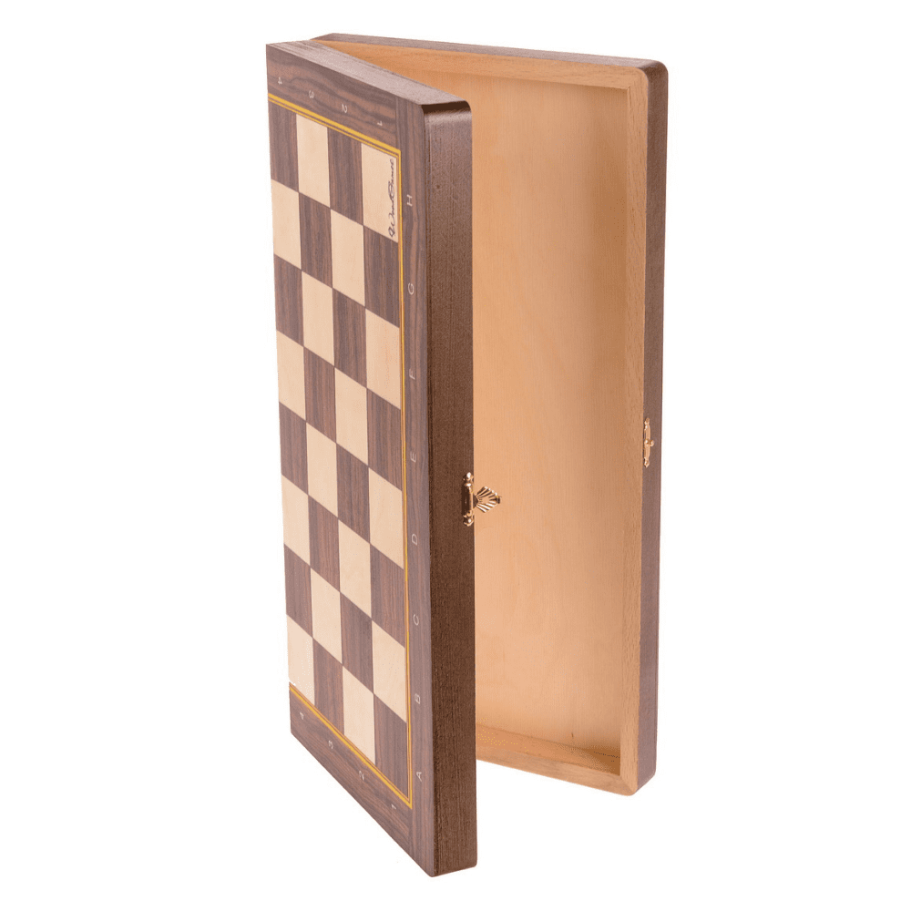 Шахматная доска складная "Турнир" малые бук, WoodGames купить в Екатеринбурге