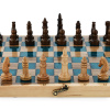 Шахматы + нарды резные "Лазурит" 40 купить в Екатеринбурге