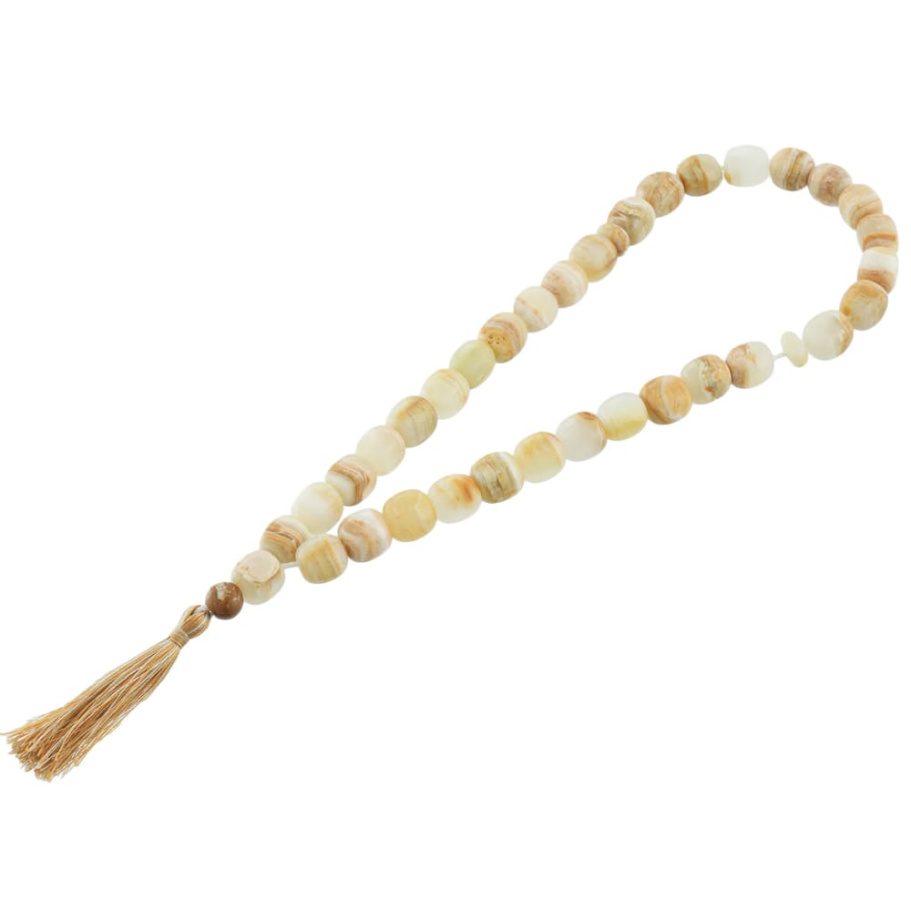 Четки с бусинами "Воин" желтый камень, Давыдов С. Четки с бусинами "Воин" желтый камень, Давыдов С.