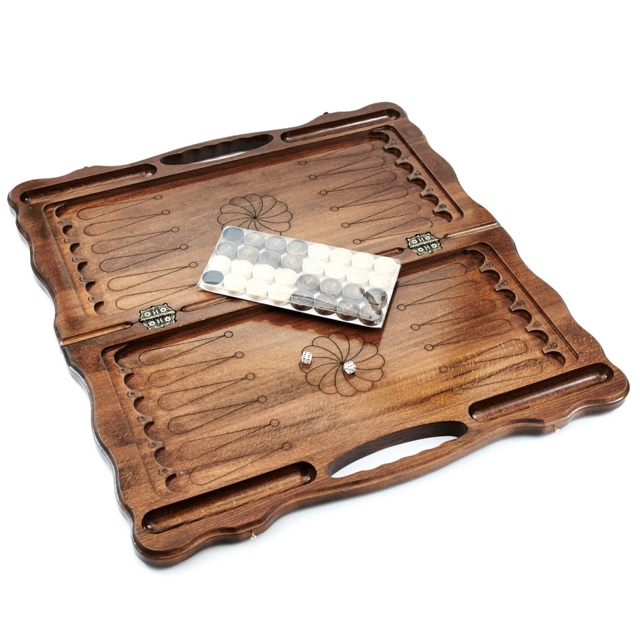 Нарды резные Люкс  "Тигр" большие 60, Harutyunyan купить в Екатеринбурге